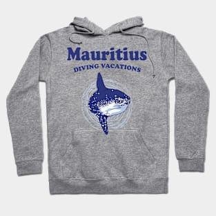 Mauritius Diving Vacations Sunfish Scuba Hoodie